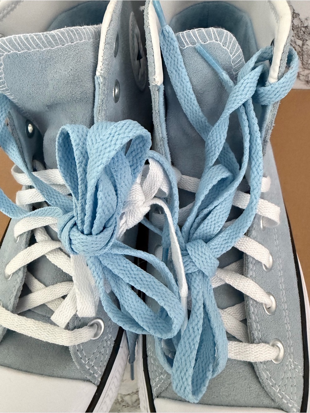 Converse Chuck Taylor All Star Pro Hi CONS Shoes Baby Blue Women’s Size 10.5 - Picture 6 of 9